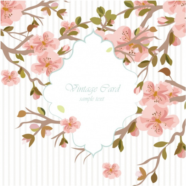 607x607 Download Floral Watercolor Wedding Invitation Template Vector
