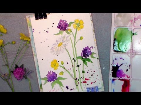 480x360 How To Paint Wildflowers In Watercolor Easy Tutorial