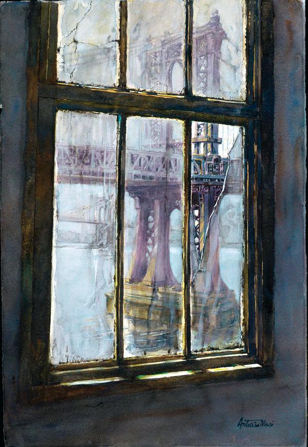 600x869 Watercolor Window Think Big Paint Big Web Features Blogs Artist