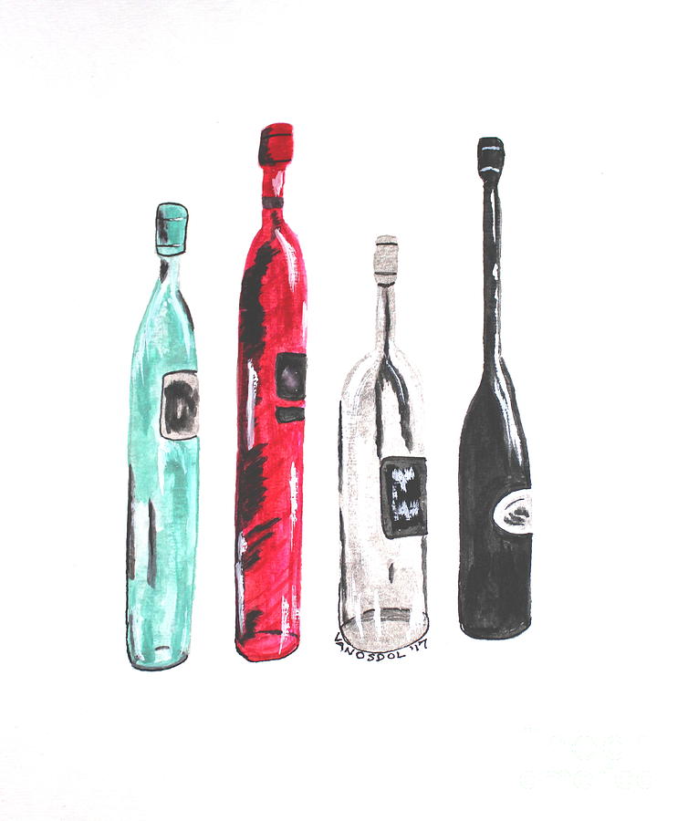 754x900 Fancy Wine Bottles