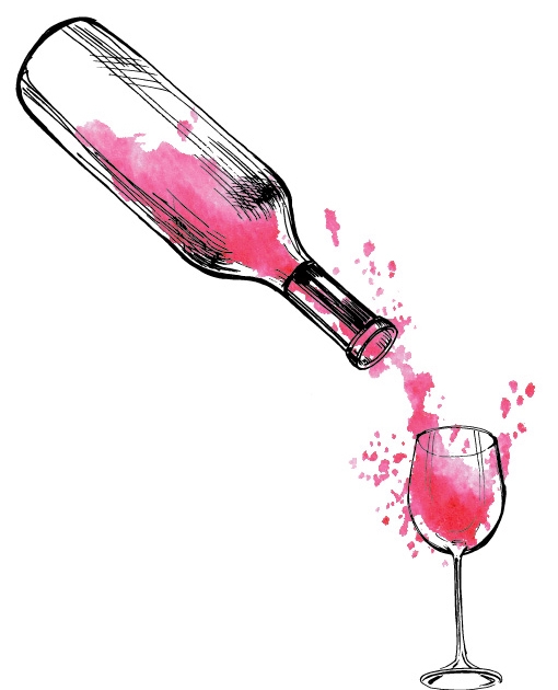 510x630 Watercolor Wine Bottle 974