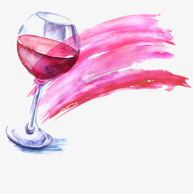 650x651 Watercolor Decoration, Watercolor Clipart, Wine Glass, Watercolor