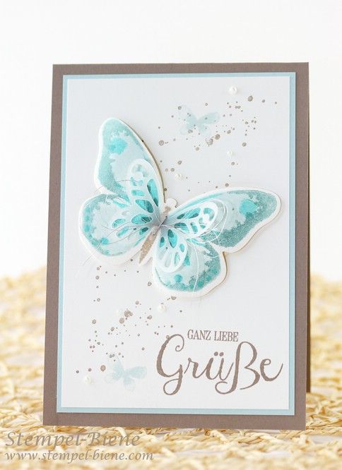 484x666 Stampin Up Watercolor Wings, Einfache