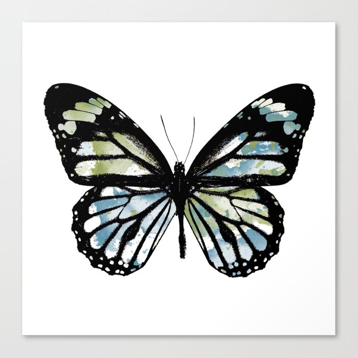 700x700 Watercolor Wings Canvas Print By Thinlinetextiles Society6