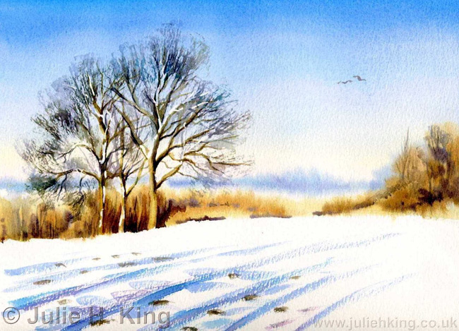 650x469 Watercolour Landscape Paintings By Julie King
