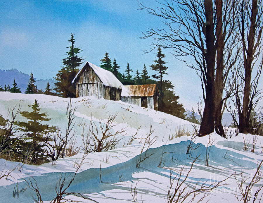 900x694 Winter Landscape Painting By James Williamson