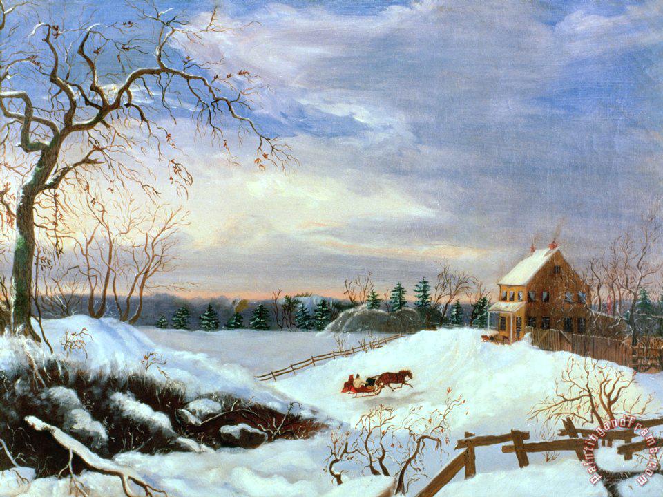 960x719 Winter Scenes To Paint Snow Scene In New Painting School Snow