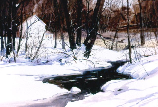 640x434 Farm Houses Winter Scenes Copyright (C) 2011