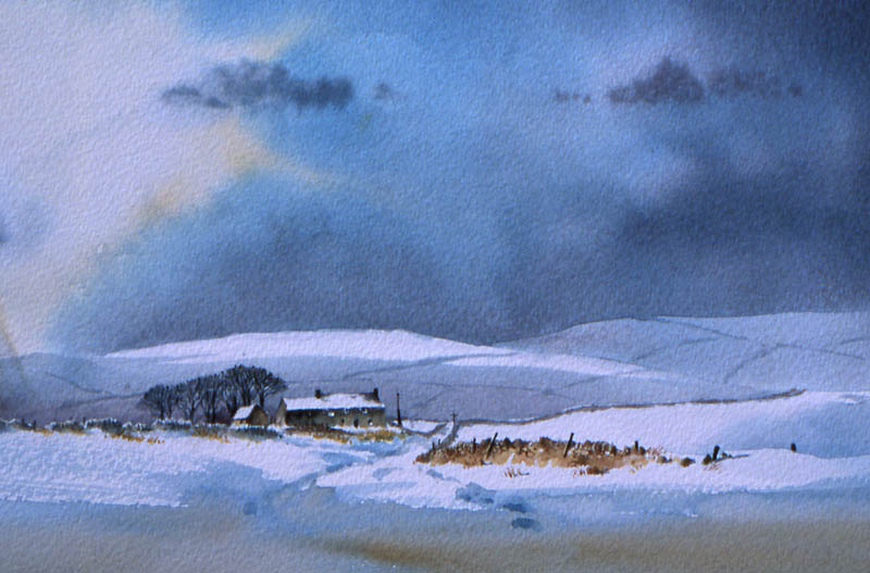 800x527 Davidbellamyart Painting The Magic Of Snow Scenes