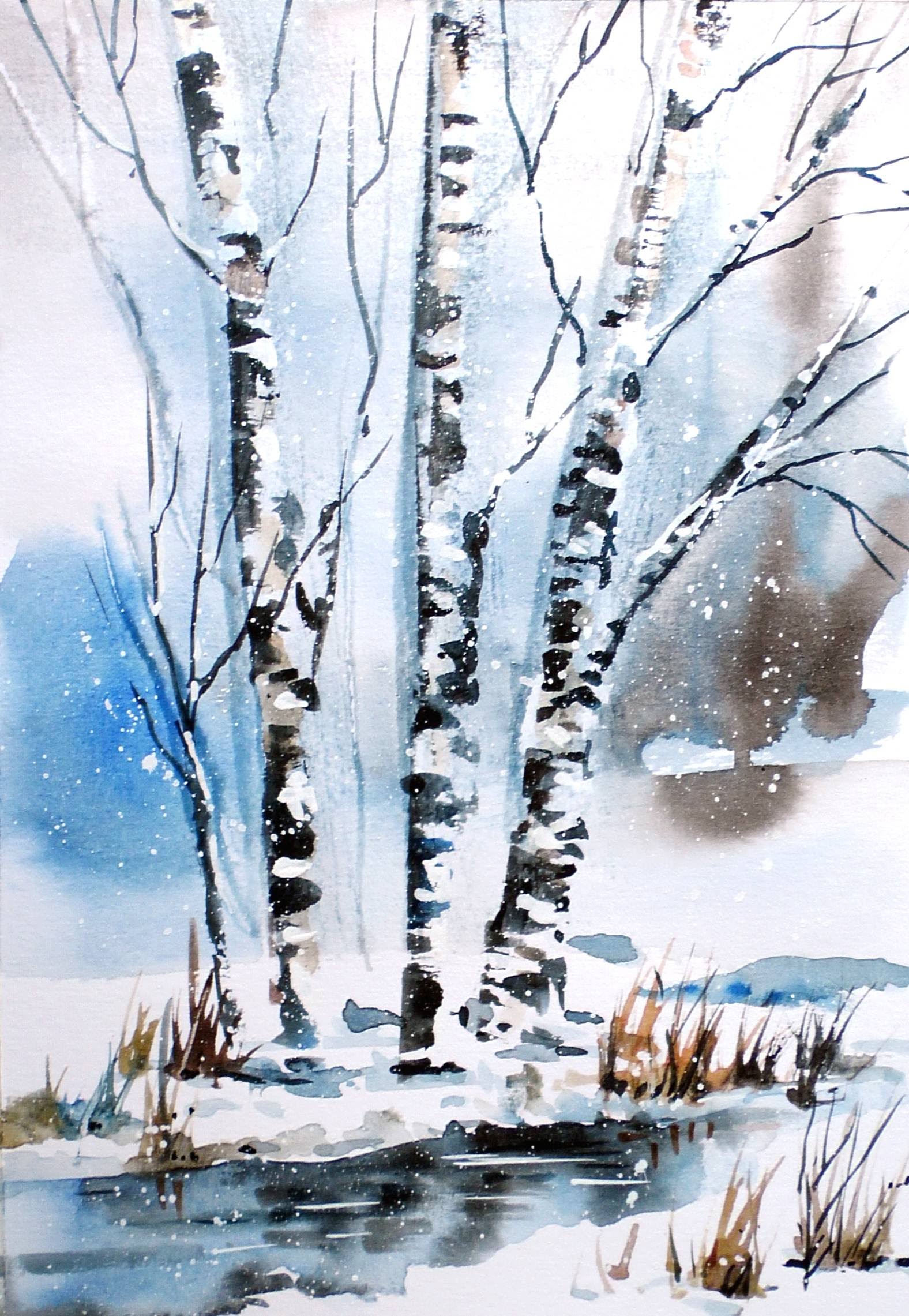 1576x2281 Watercolor Time Lapse Videos Winter Spirit