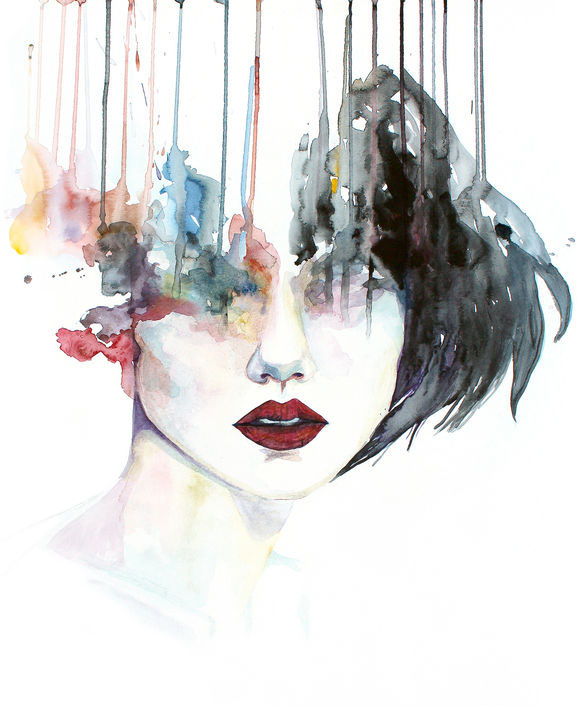 581x706 Black Woman Watercolor Painting Christina