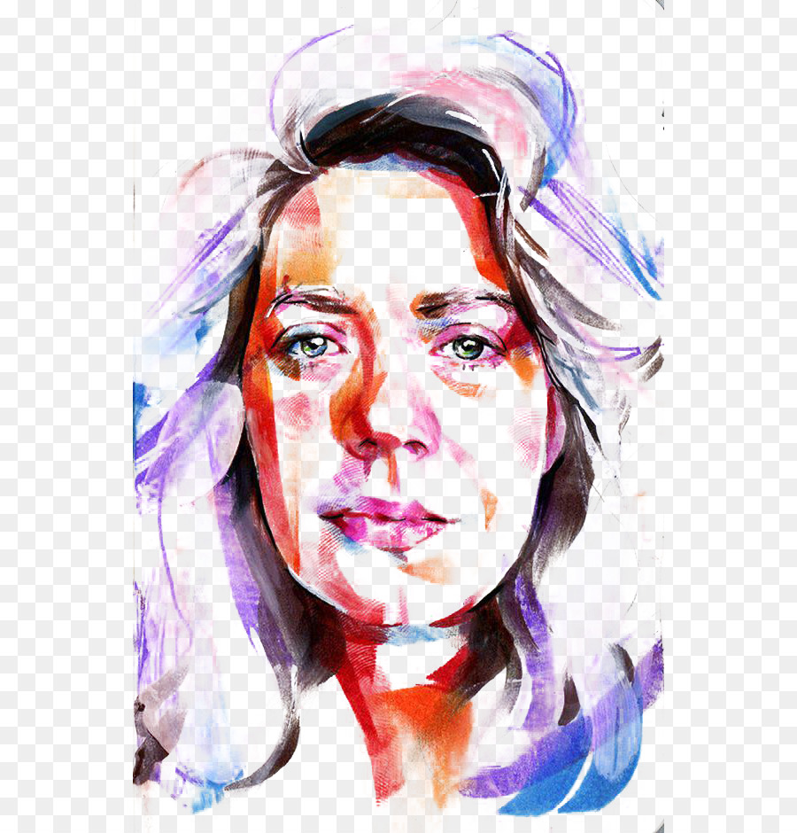 900x940 Portrait Watercolor Painting Drawing Illustration