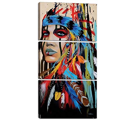 425x425 Goupsky Native American Painting Indians Canvas