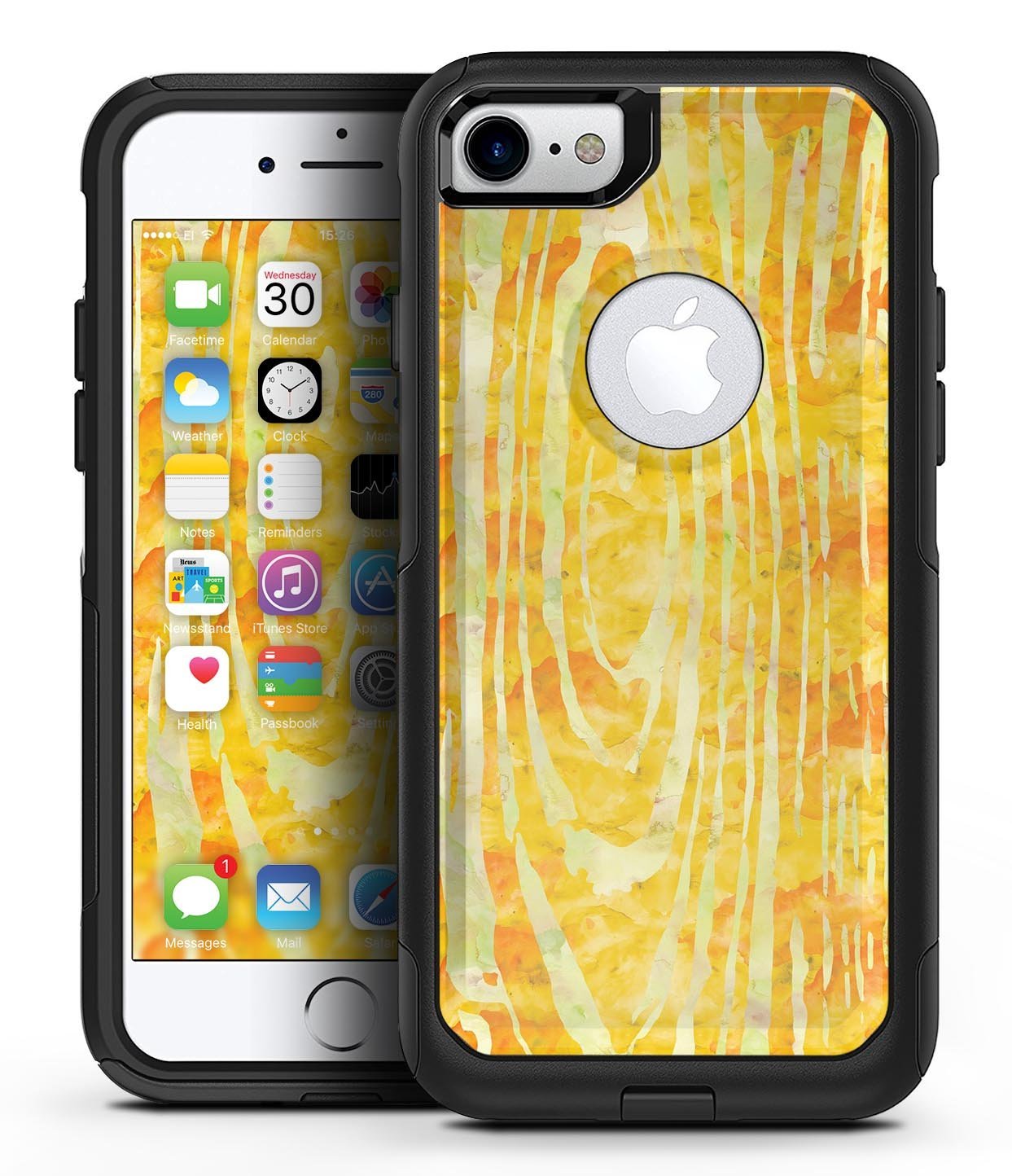 1243x1444 Yellow Watercolor Woodgrain