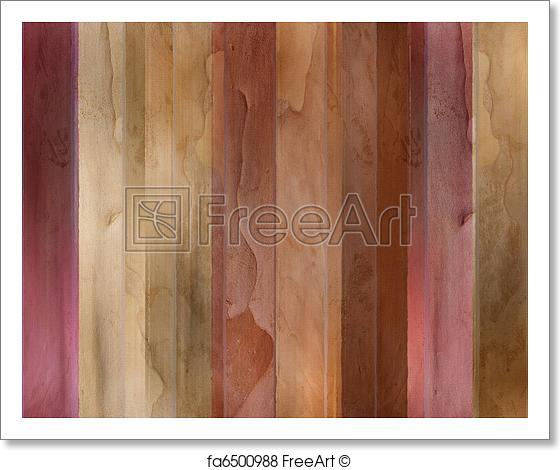 560x470 Free Art Print Of Guava Wood And Watercolor Textured Striped