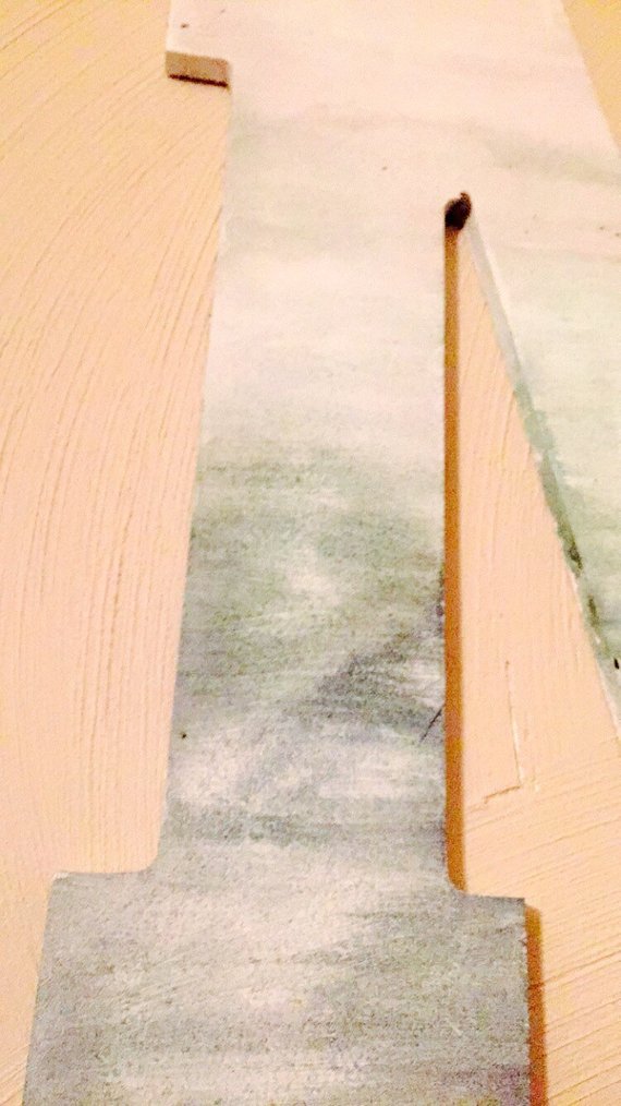 570x1014 Personalized Custom Watercolor Wooden Ombre Monogram Etsy