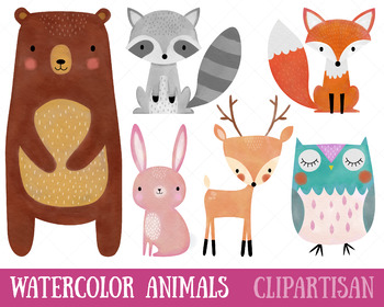 350x280 Woodland Animals Clip Art By Clipartisan Teachers Pay Teachers
