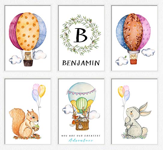 543x500 Travel Nursery Art Watercolor Nursery Decor Woodland