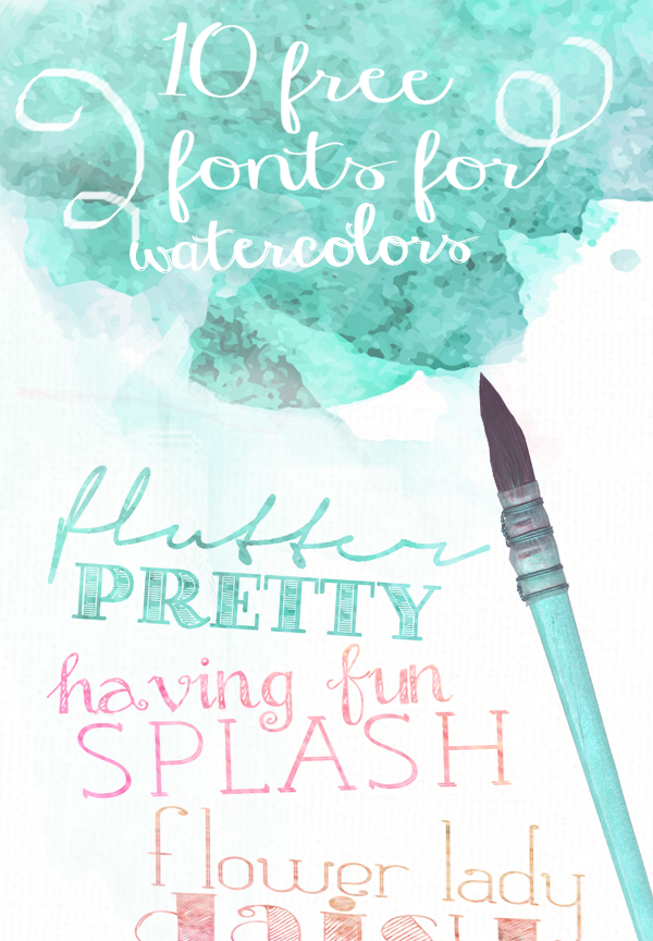 600x864 How To Make Watercolor Word Art Using Photoshop Art Materials