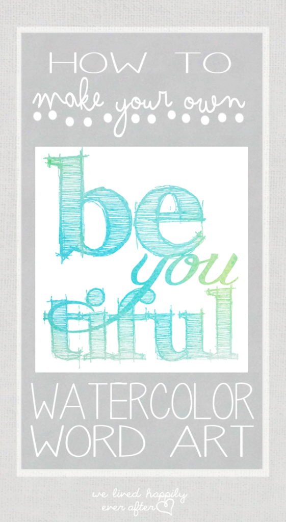 561x1024 How To Make Watercolor Word Art Using Photoshop Good Words