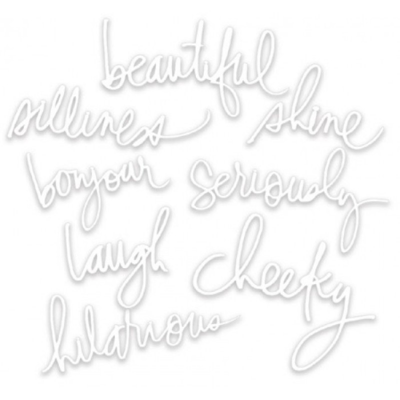 800x800 Heidi Swapp Project Life Watercolor Die Cut Cardstock Words 312007