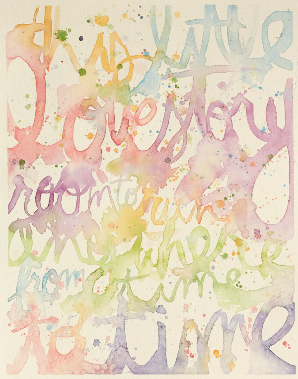 600x762 Watercolor Hand Lettered Words
