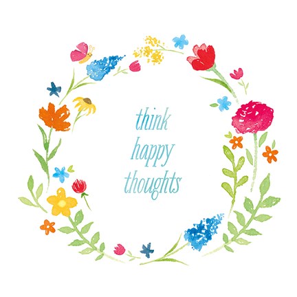 432x432 Watercolor Words I Fine Art Print By Moira Hershey