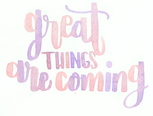 500x380 Watercolor Words Tumblr