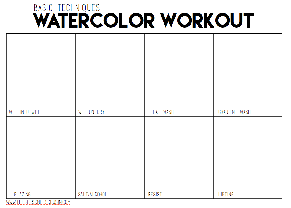 950x678 Watercolor Workout