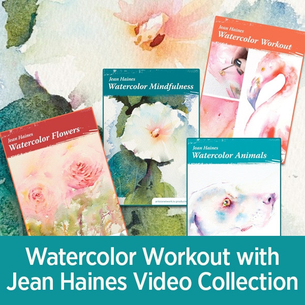 600x600 Watercolor Workout With Jean Haines Video Collection
