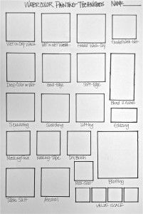 201x300 Watercolor Painting Techniques Worksheet Hs Art