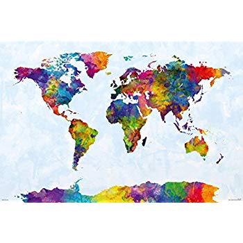 350x350 Map Of The World