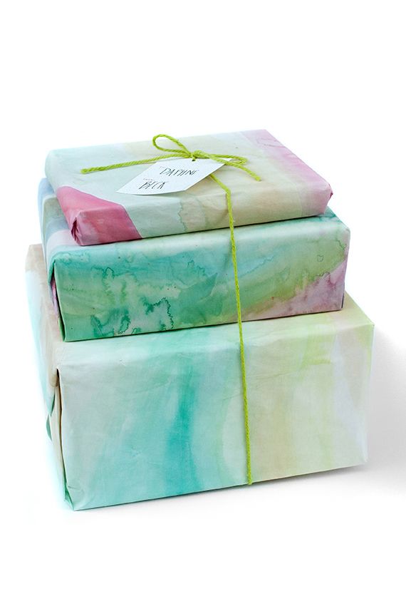 570x857 Watercolor Gift Wrap Gifts Wrapping Watercolor