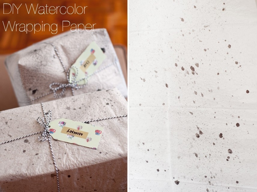 856x640 Watercolor Wrapping Paper How To Make Gift Wrap Papercraft On