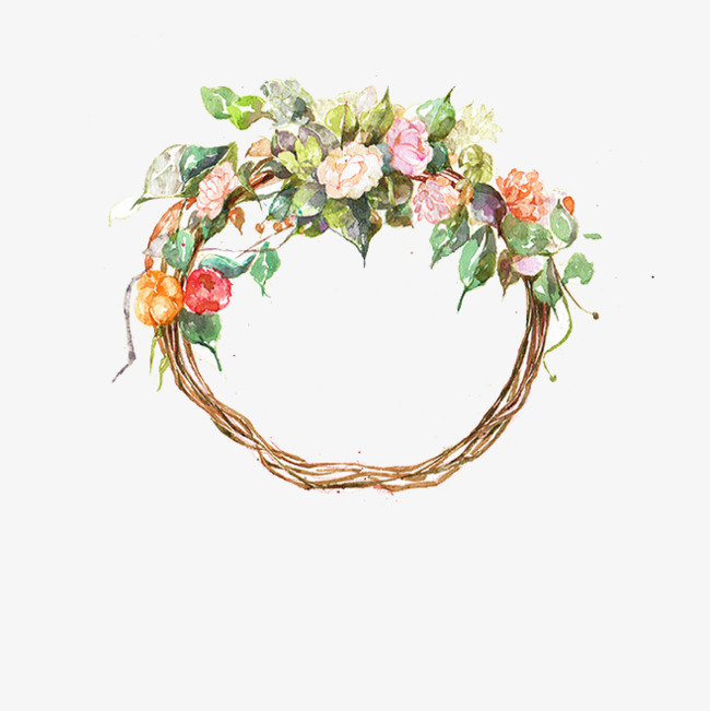 650x651 Watercolor Wreath, Watercolor Clipart, Wreath, Phytochemicals Png