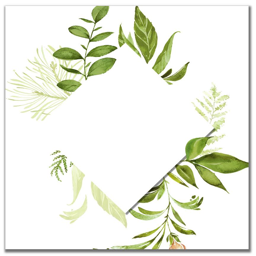 864x864 Watercolor Wreath C 12x12 Paper Treasured Memories