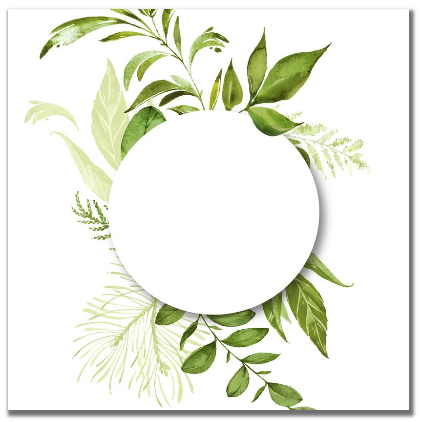 864x864 Watercolor Wreath D 12x12 Paper Treasured Memories