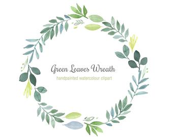 340x270 Watercolor Wreath Etsy