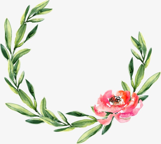 650x585 Hand Painted Watercolor Wreath Wreath, Watercolor Clipart