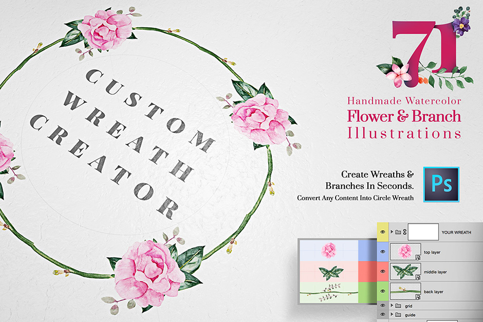 940x626 Custom Wreath Creator With Flowers