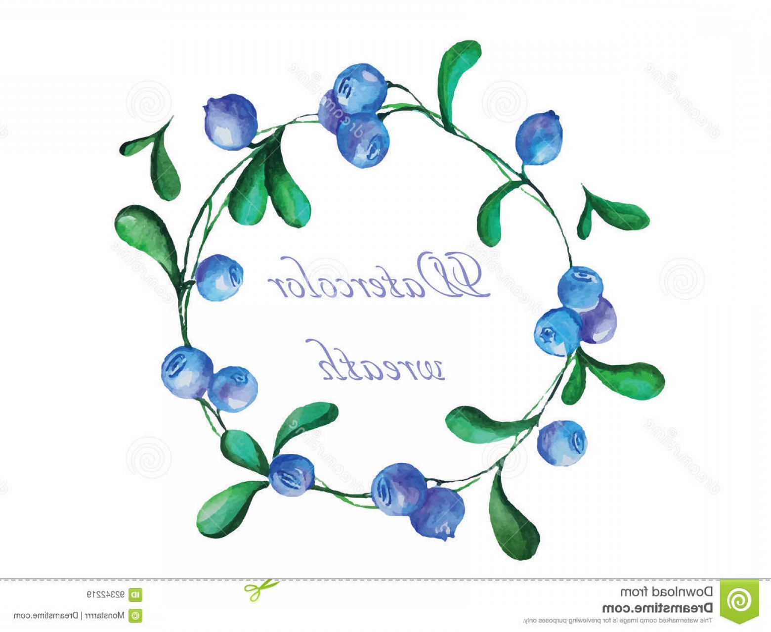 1560x1278 Stock Illustration Watercolor Wreath Vector Illustration Colorful