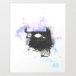 264x264 Watercolor Writing Art Prints Society6