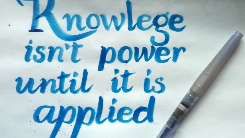 800x450 Watercolor Brush Writing Skillshare Projects