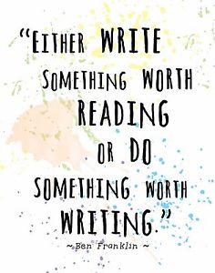 236x300 Ben Franklin Watercolor Art Print Inspirational Quote Write