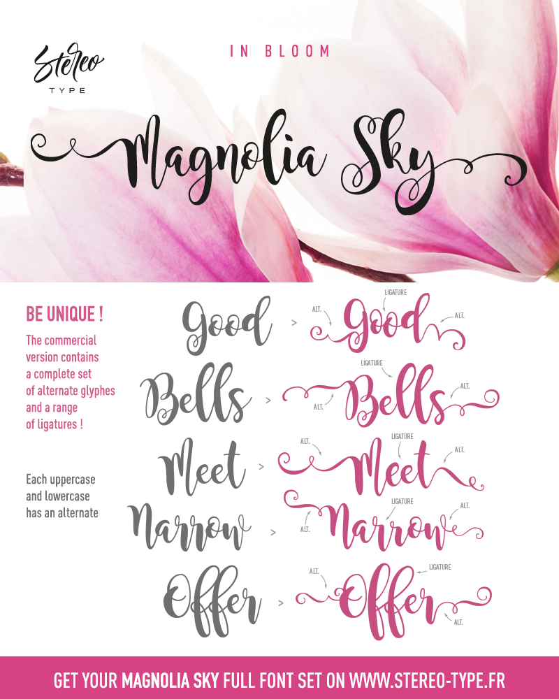 800x1000 Magnolia Sky Font
