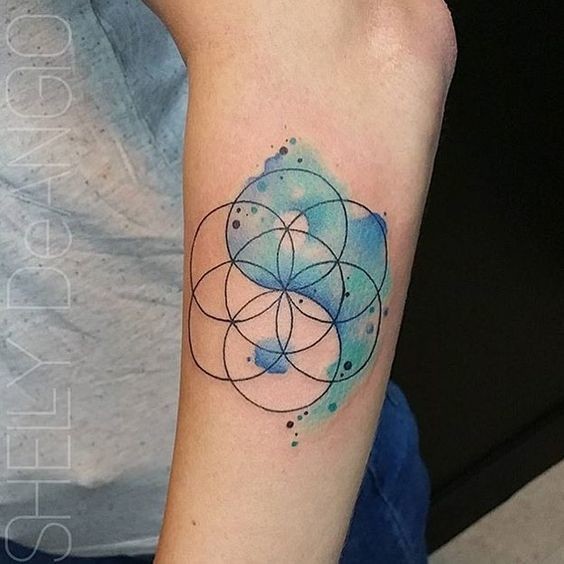 564x564 Watercolor Yin Yang