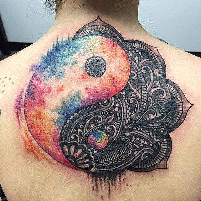 640x640 28 Yin Yang Tattoos With Opposing Meanings