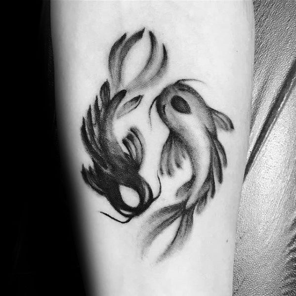 599x599 40 Yin Yang Koi Fish Tattoos For Men