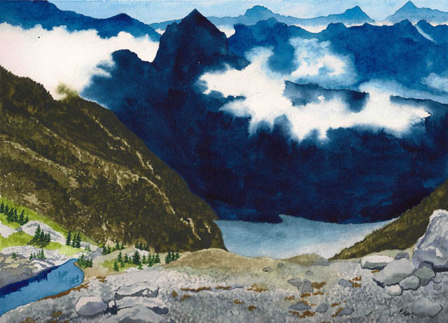 640x461 Watercolors By Seattle Artist Amy Darlingmake Visible The Meaning