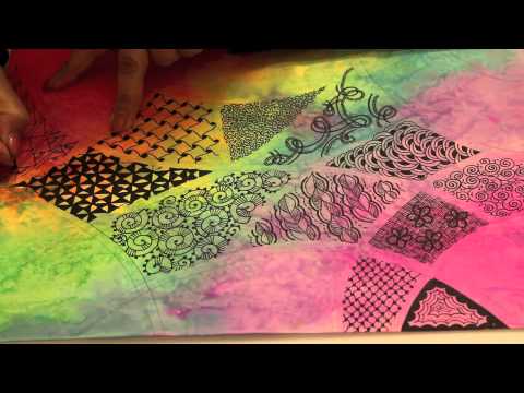 480x360 Watercolor Zentangle Tutorial